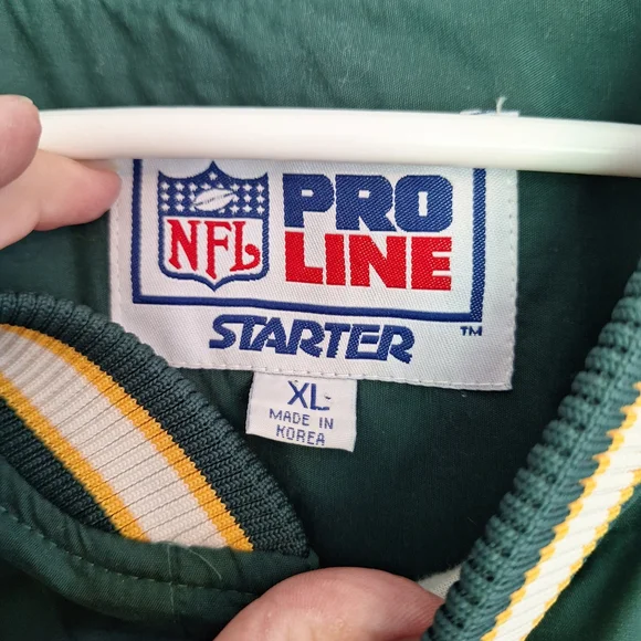 Vintage STARTER  Green Bay Packer Super Bowl Embroidered Jacket - Picture 3 of 4